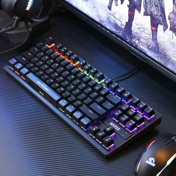 Klaviatūra Marvo KG901 Mėlyna switch (KG901 CZ / SK)