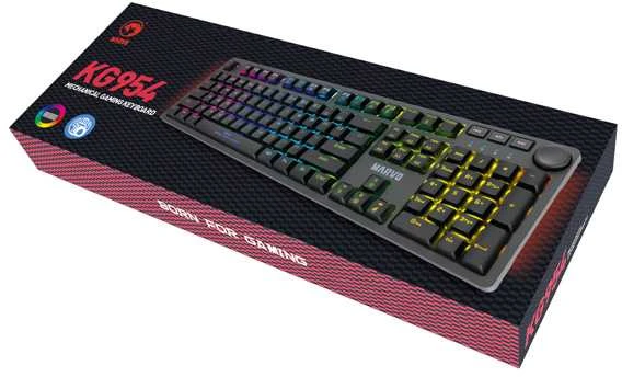 Klaviatūra Klav.Marvo KG954 mėlynas switch