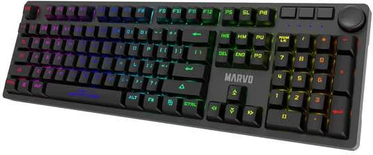 Klaviatūra Klav.Marvo KG954 mėlynas switch