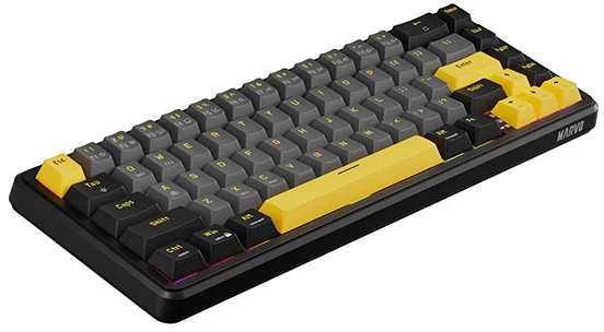 MARVO KG964 Magma M40 RGB Laidinė žaidimų klaviatūra | USB | Juoda, 60%