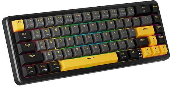 MARVO KG964 Magma M40 RGB Laidinė žaidimų klaviatūra | USB | Juoda, 60%