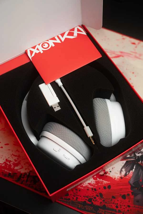 Marvo Monka Echo RS HG9070W belaidės ausinės su mikrofonu BT