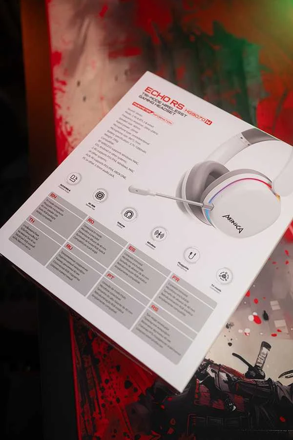 Marvo Monka Echo RS HG9070W belaidės ausinės su mikrofonu BT