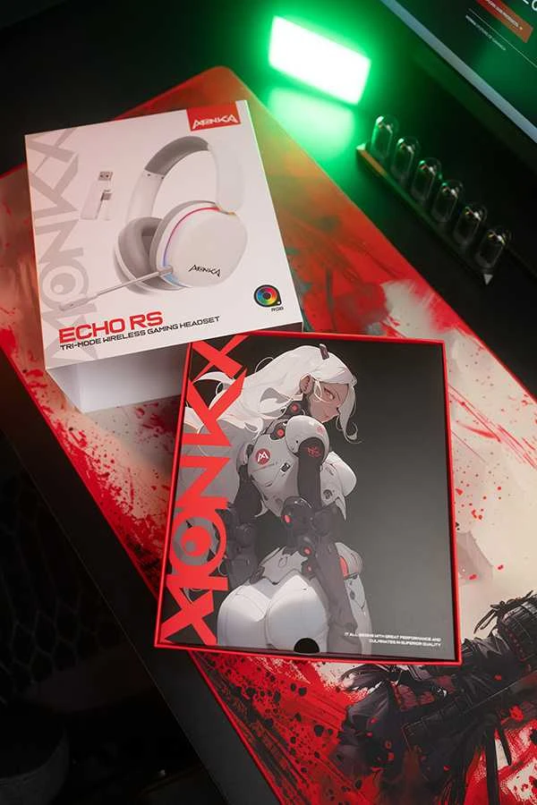 Marvo Monka Echo RS HG9070W belaidės ausinės su mikrofonu BT
