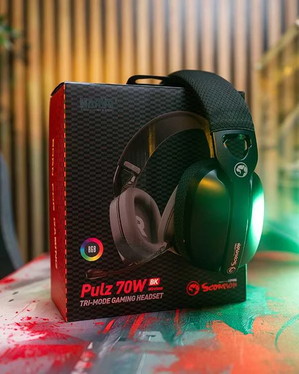 Ausinės Marvo Pulz 70W juoda