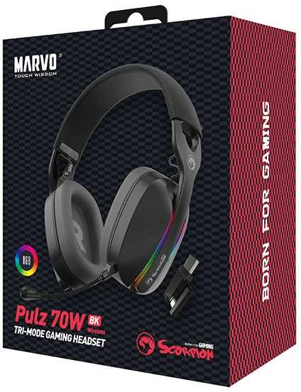 Ausinės Marvo Pulz 70W juoda