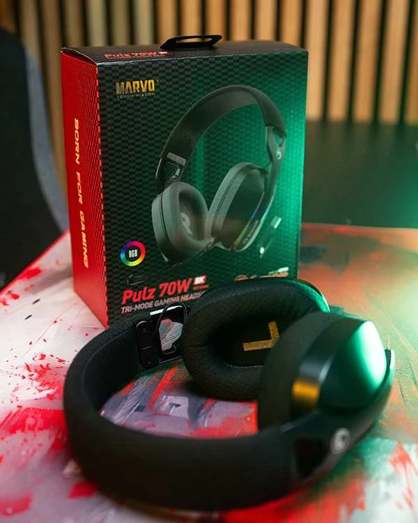 Ausinės Marvo Pulz 70W juoda