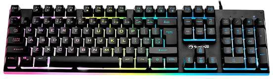 Marvo SOLDAT 20 Klaviatūra su laidu (USB) CZ/SK, juoda