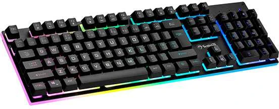 Marvo SOLDAT 20 Klaviatūra su laidu (USB) CZ/SK, juoda