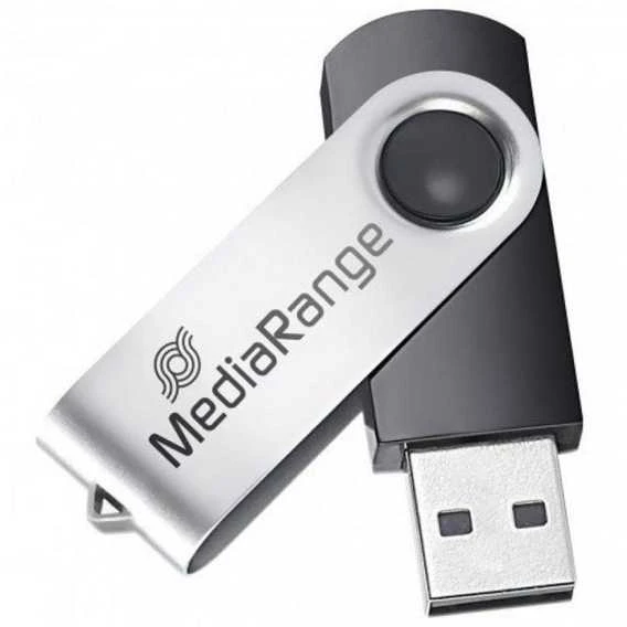 STICK 32GB MEDIARANGE MR911 Juodas - Sidabrinė