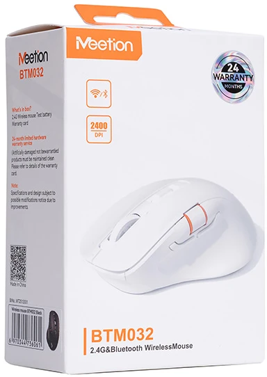 Nezatříděno Meetion BTM032 Bevielė pelė, juoda, 2400DPI