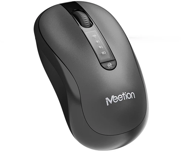 Meetion BTM185 Bevielė pelė, juoda, 3200DPI