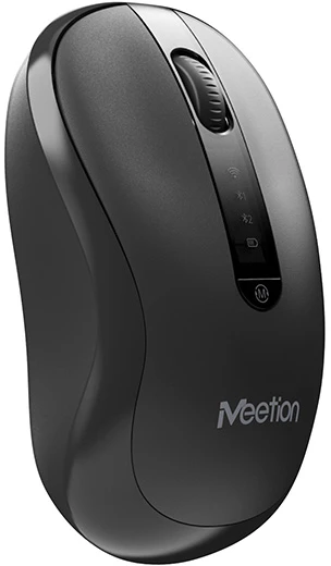 Meetion BTM185 Bevielė pelė, juoda, 3200DPI