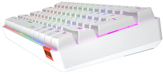 Meetion HESTIA klaviatūra su laidu (USB) US, balta mechaninė