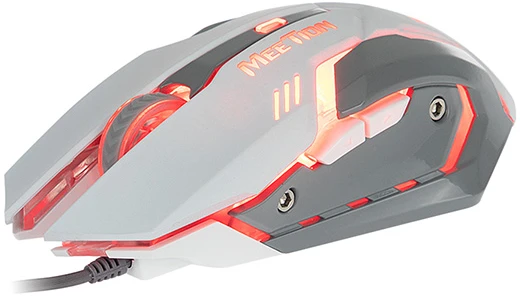 Meetion M915 Pelė su laidu, balta, 2400DPI