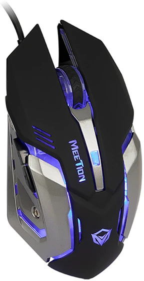 Meetion M915 Pelė su laidu, juoda, 2400DPI