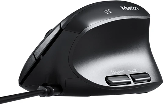 Meetion R390 Bevielė pelė, juoda, 2400DPI