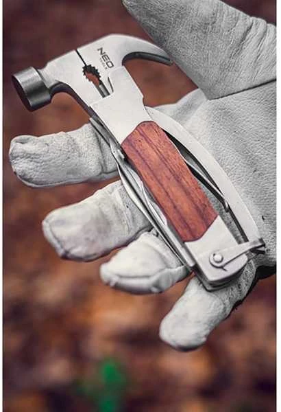 Multitool "neo tools" daugiafunkcinis įrankis, nerezová ocel, 13in1, nailoninis dėklas