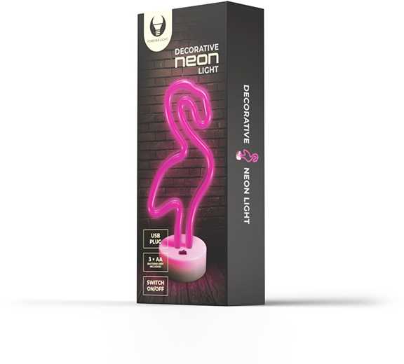 TelForceone Neon LED ant stovelio Flamingas rožinė FSNE01 Forever Light