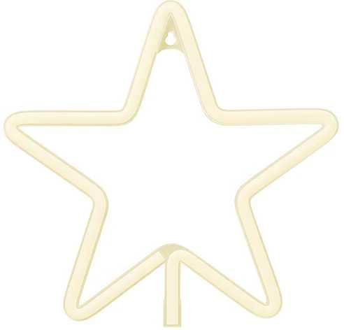 TelForceone Neoninė LED KALĖDINĖ PENKIAKAMPĖ ŽVAIGŽDĖ šilta balta FLNE22 Forever Light