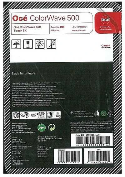 OCE Canon Toneris CW 500 Juodas Juodas (1070038734) 9787B004