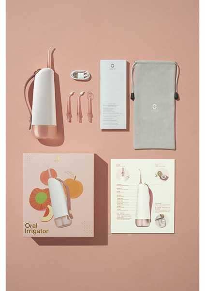 Oclean W10 Oral Irrigator burnos irigatorius, rožinis