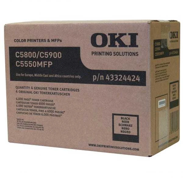 OKI 43324424 tonerio kasetė Originalus Juoda 1 vnt