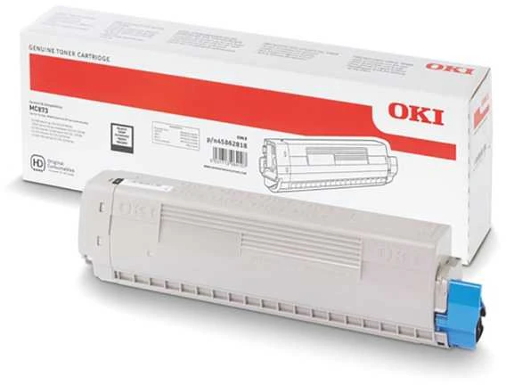 OKI MC873 juodas dažiklis 15K