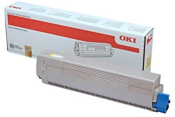 OKI 45862837 tonerio kasetė Originalus Geltona 1 vnt