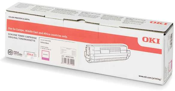 OKI 46861306 tonerio kasetė Originalus Rausvai raudona 1 vnt