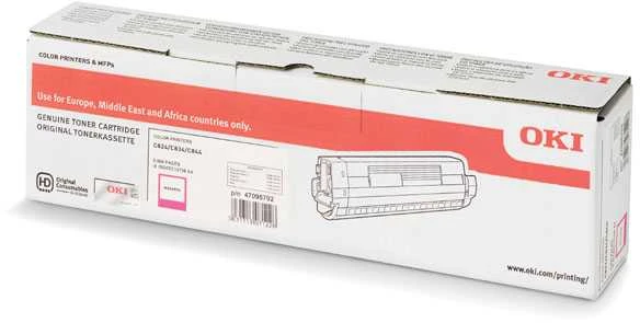 OKI 47095702 tonerio kasetė Originalus Rausvai raudona 1 vnt