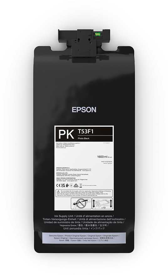 Originalus „Epson“ rašalo kasetė C13T53F100, foto juoda