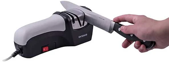 Orava BN-30 peilių galąstuvas, 10 W, 70 dB, dviejų pakopų galandimo sistema, safyro diskai / keraminiai strypai