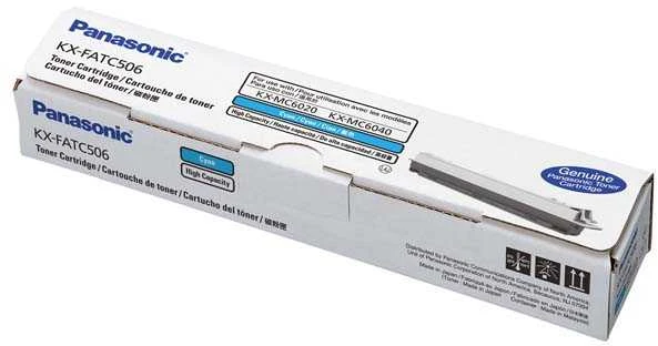TONER „Panasonic“ dažų krepšelis; KX-FATC506X f³r KX-MC6020/6260; žydra