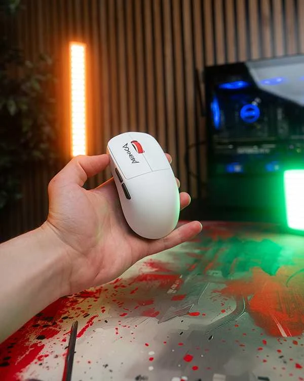 Pelė Marvo Belaid. pel. Monka Prime G997W baltas
