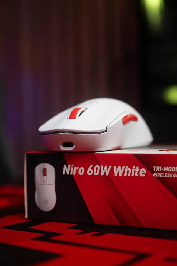 MARVO Scorpion G964W Belaidė žaidimų pelė | Balta