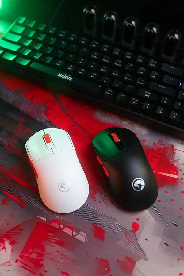 MARVO Scorpion G964W Belaidė žaidimų pelė | Juoda