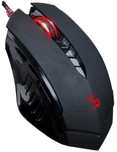 A4Tech Bloody Activated Pelė žaidimams V8MA su laidu, No, Juodas, Gaming, No,