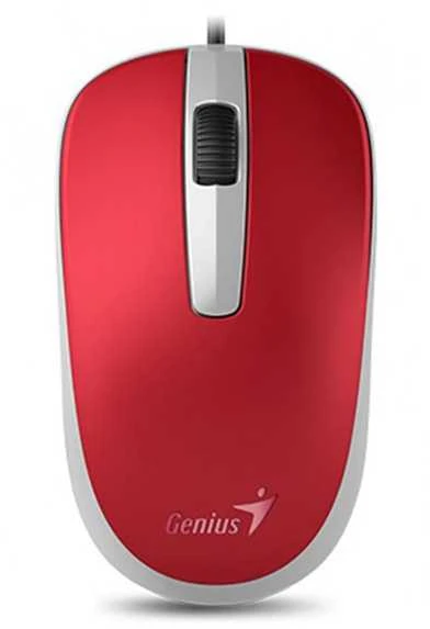 KYE 31010105109 Genius optinė pelė su laidu DX-120, Raudona