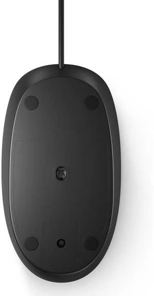 Hewlett Packard (HP) HP 128 USB su laidu Lazerinė pelė, Sanitizable - Juodas