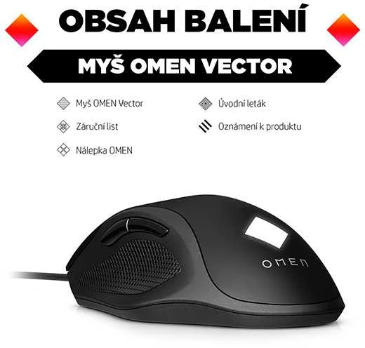 Hewlett Packard (HP) HP OMEN Vector Pelė