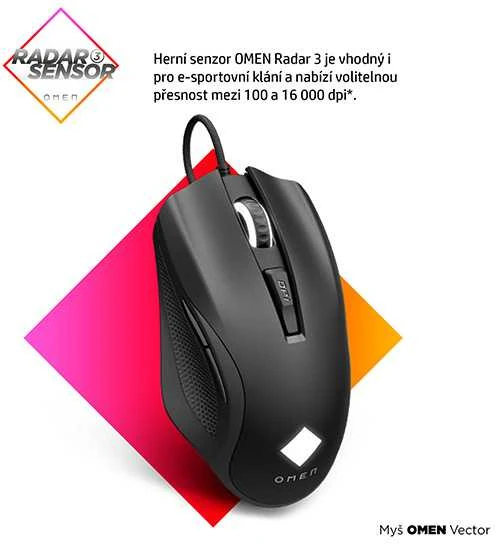 Hewlett Packard (HP) HP OMEN Vector Pelė