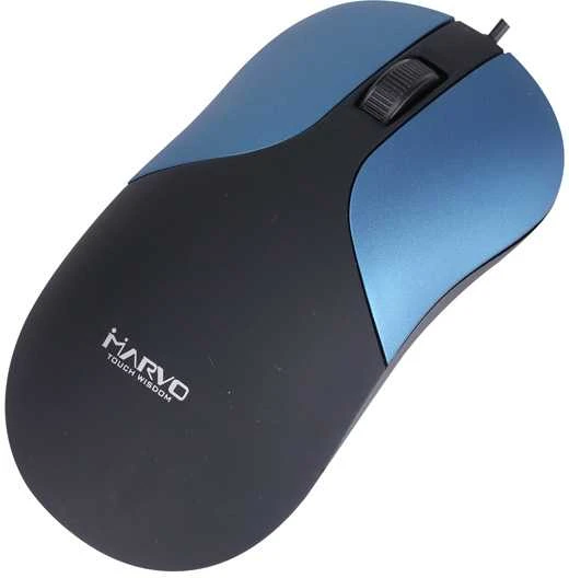 Marvo DMS002BL Pelė su laidu, mėlyna, 1200DPI