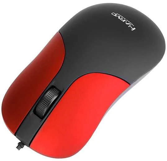 Marvo DMS002RD Pelė su laidu, juoda-raudona, 1200DPI