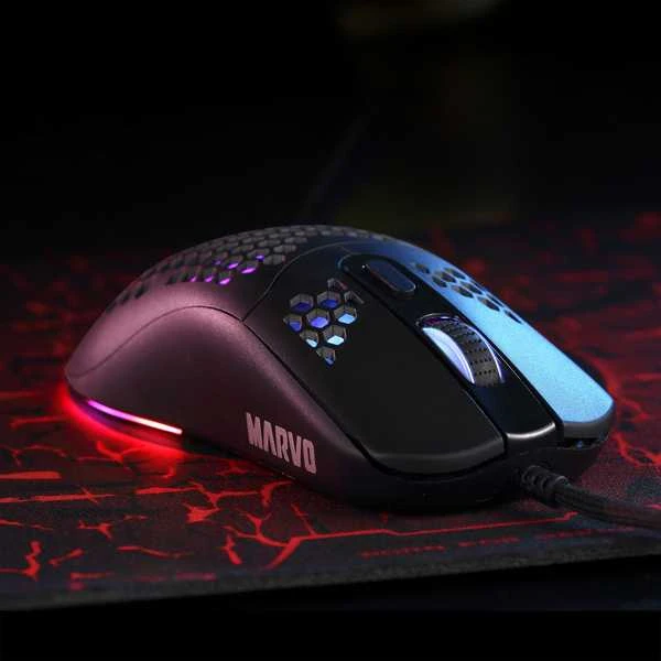 Laid. žaid. pelė Marvo G925 RGB 12000 DPI