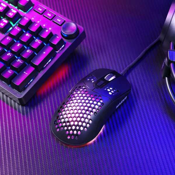 Laid. žaid. pelė Marvo G925 RGB 12000 DPI
