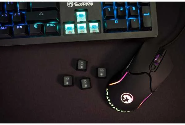 Marvo M359 Pelė su laidu, juoda, 3200DPI