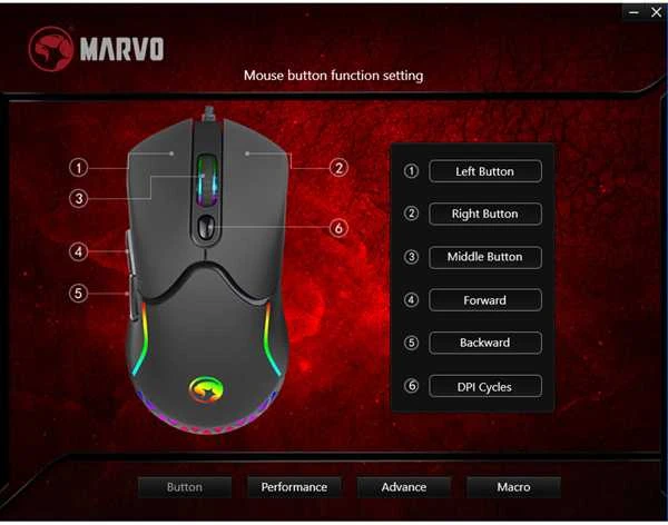 Marvo M359 Pelė su laidu, juoda, 3200DPI