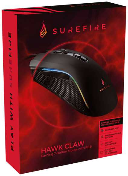 Pelė žaidimams Verbatim Hawk Claw 6400 dpi