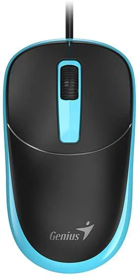 Genius DX-123 Pelė su laidu, juoda-mėlyna, 1200DPI